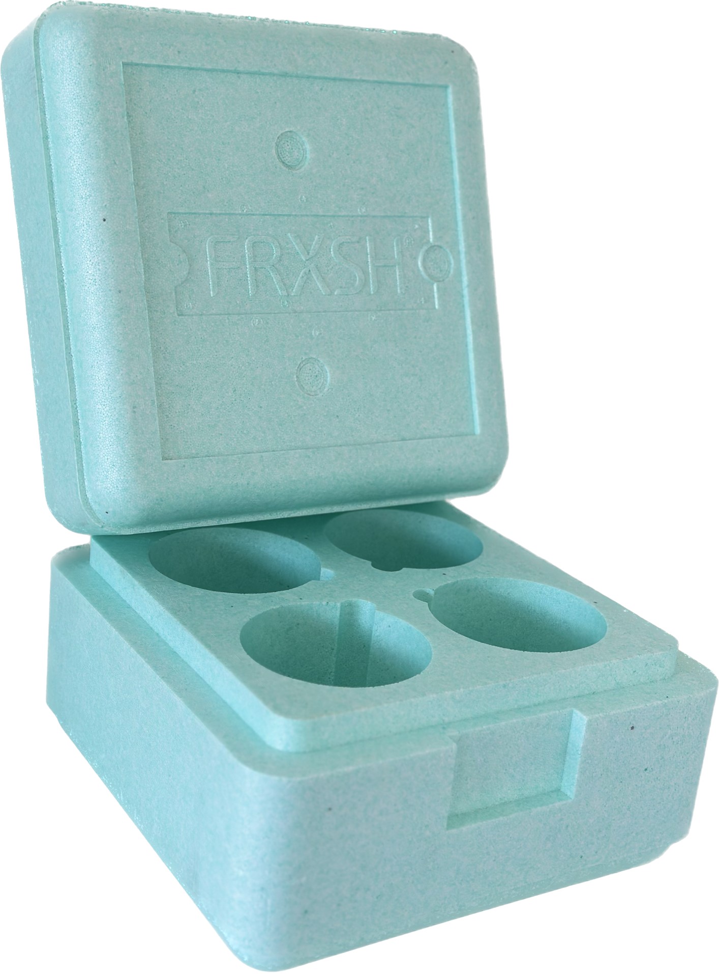 FRXSH Mousse Chef Isolierbox mit Deckel für 4 Becher