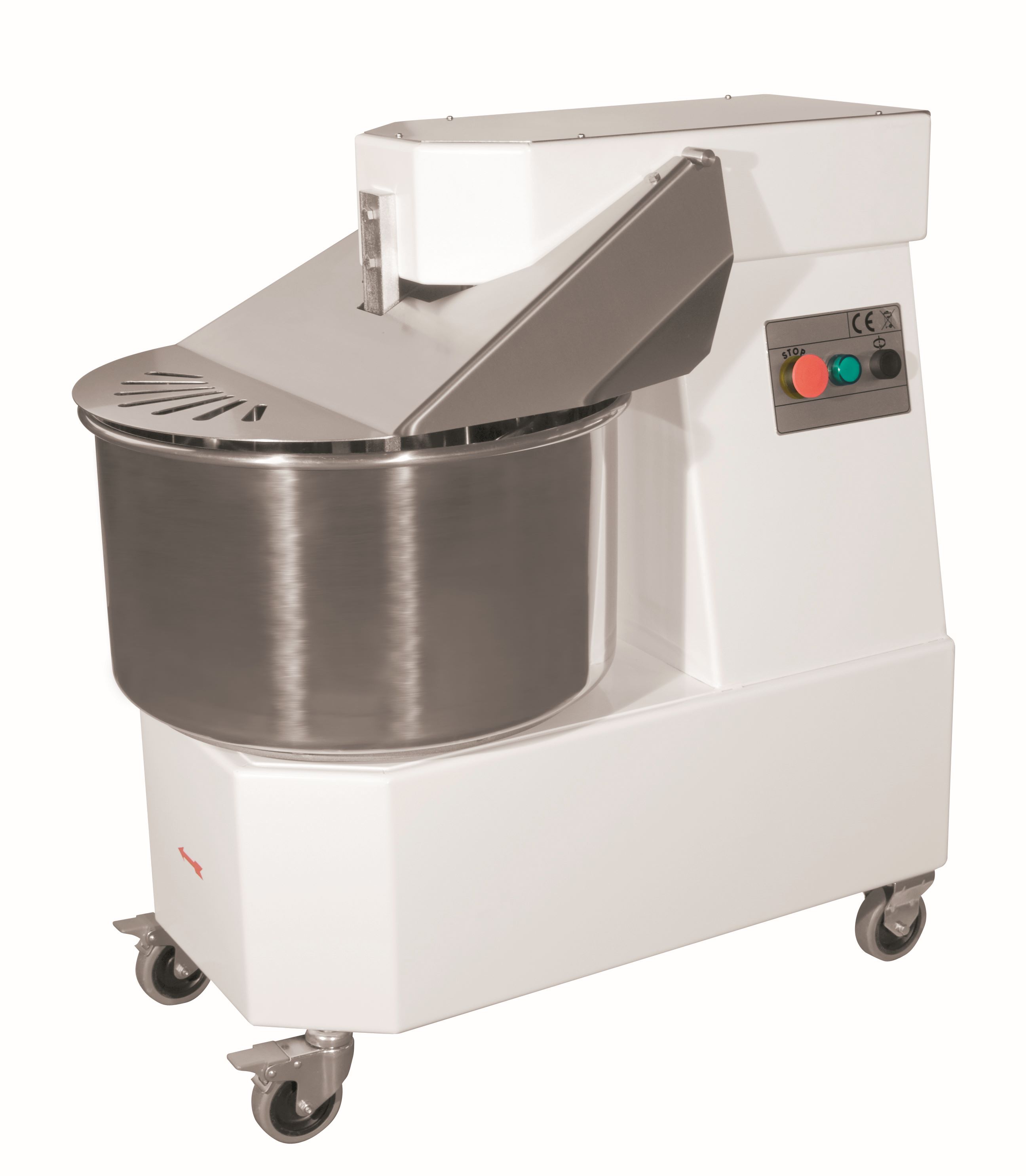 Spiralkneter 7 Liter mit festem Kopf und festem Kessel SM05